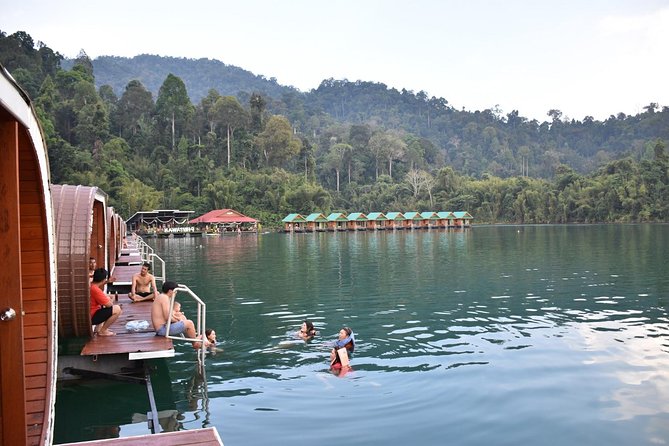 2 Days Cheow Lan Lake Raft House from Krabi - A suspension bridge and a Thai lunch