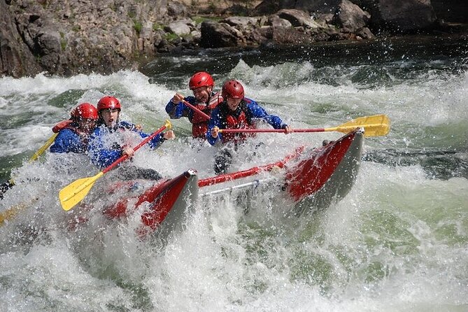 3.5 Hour Whitewater Rafting and Waterfall Adventure - Body surfing and the waterfall section