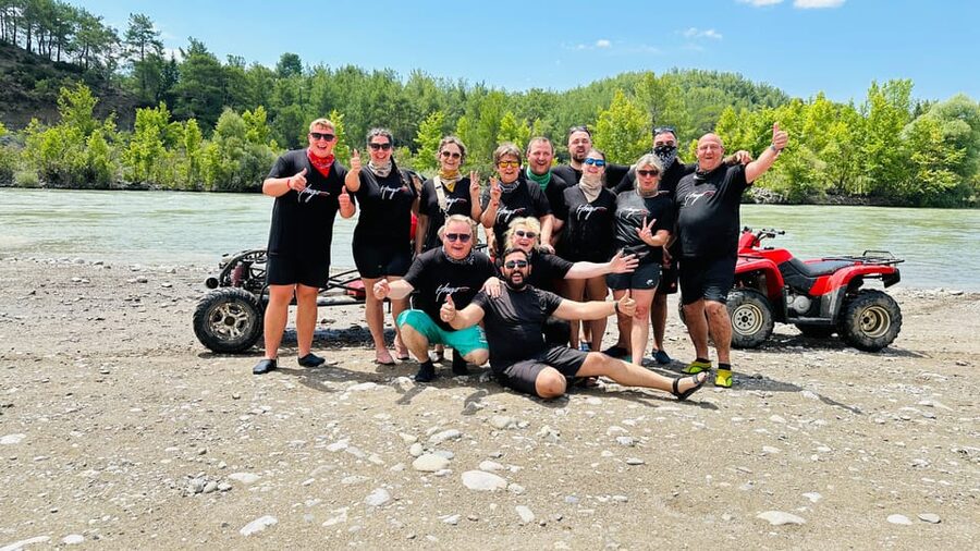3in1 Combo Tour: Rafting&Buggy&Zipline Tour - Ziplining over the river