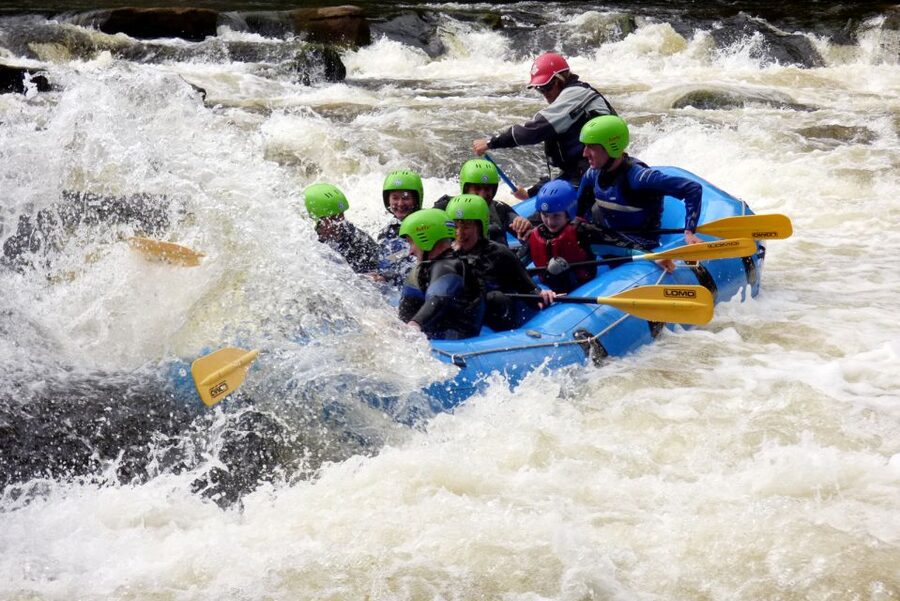 Aberfeldy: Rafting on the River Tay - The 30-minute safety briefing comes first