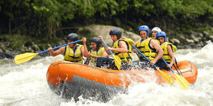 Adventure and Lunch: All-Inclusive Whitewater Rafting - Rainforest scenery along the Kelani River