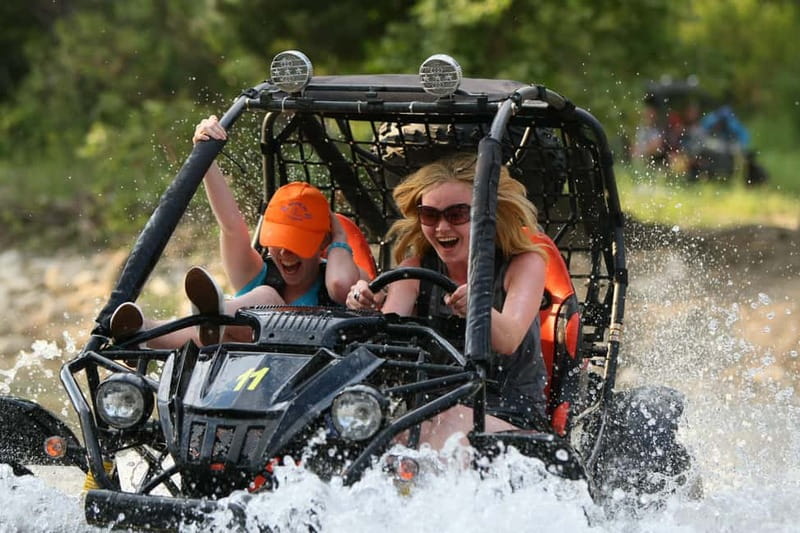 Alanya /Antalya /Side Rafting and Buggy, Quad Option Zipline - A full day built around Köprülü Canyon