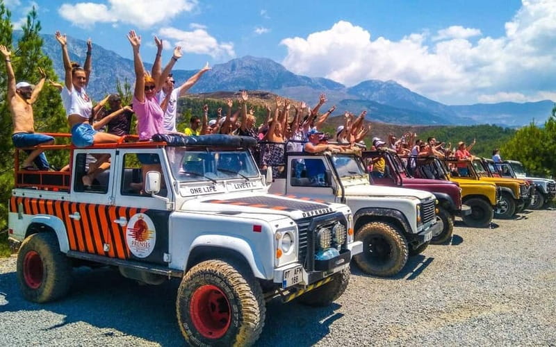 Alanya:Buggy or Quad, Rafting, Jeep, Zipline Tour With Lunch - Lunch, equipment, and the real value of $16