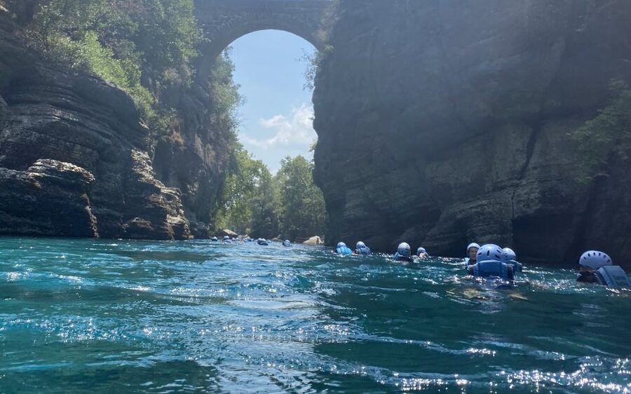 Alanya/City of Side: Canyoning, Rafting and Ziplining Tour - The one-hour canyoning section