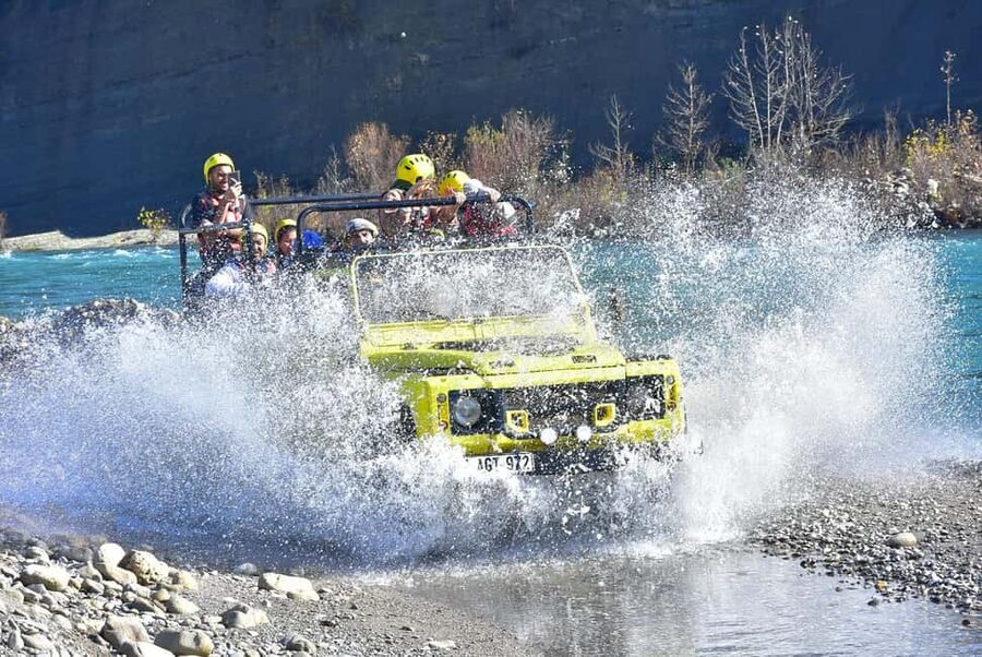 Alanya/Side/Antalya: Rafting, Zipline, Quad & Jeep Safari - Lunch, drinks, and extra costs