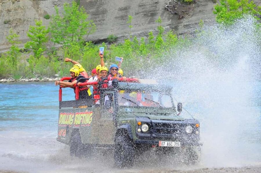 Alanya/Side/Antalya: Rafting, Zipline, Quad & Jeep Safari - Getting from Antalya, Side, or Alanya to the canyon