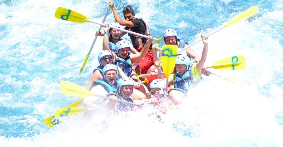 Alanya & Side: Whitewater Rafting in Koprulu Canyon - Getting fitted for the river