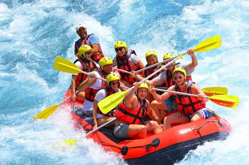 Antalya/Alanya: Rafting With Additional Extreme Options - Safety briefing before the four-hour river run