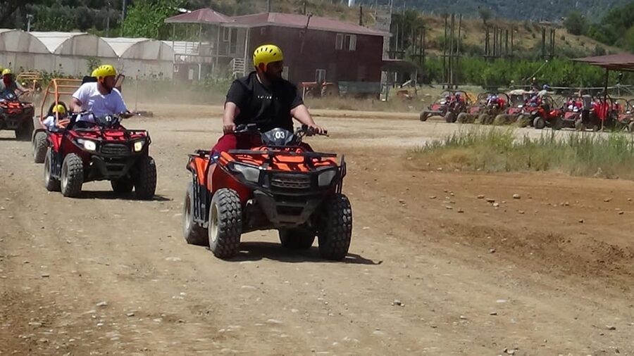 Antalya, Belek, Side: Rafting, Buggy, Zipline, Canyoning - The final zipline over the countryside