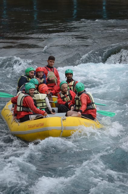 Antalya: Canyoning, Rafting, Quad, Jeep & Zipline with Lunch - Lunch by the river, with a timing warning