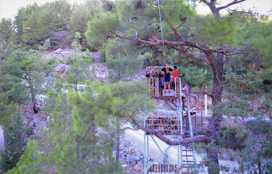 Antalya: Canyoning, Rafting, Quad, Jeep & Zipline with Lunch - Pickup, duration, and the shape of the day