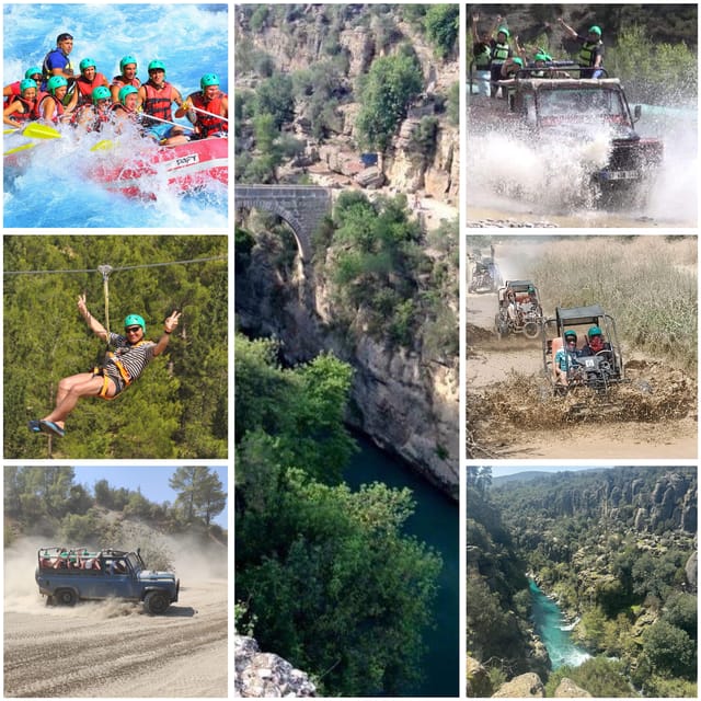 Antalya: Rafting Jeep Buggy&Quad Safari zipline canyon visit - Who should book, and who should skip it