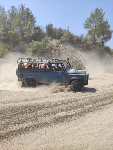 Antalya: Rafting Jeep Buggy&Quad Safari zipline canyon visit - A jeep ride through canyons and valleys