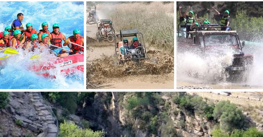Antalya: Rafting Jeep Buggy&Quad Safari zipline canyon visit - Lunch, drinks, and the real value of $11