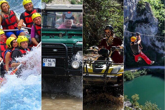 Antalya Super Combo W/Rafting ,Jeep Safari ,Quad Biking & Zipline - The essential points before you book