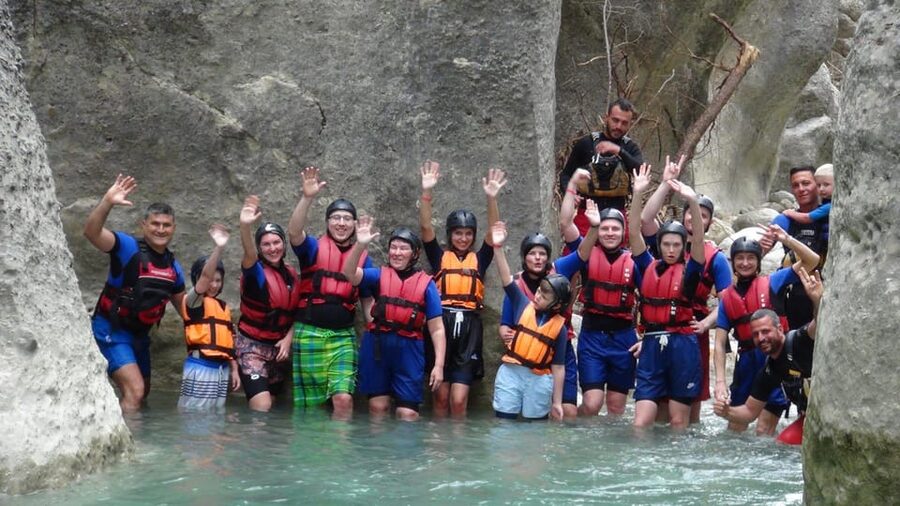 Antalya Tazı Canyon 5-in-1 Rafting & Adventure Super Combo - Canoeing, rafting, climbing, and swimming in the canyon