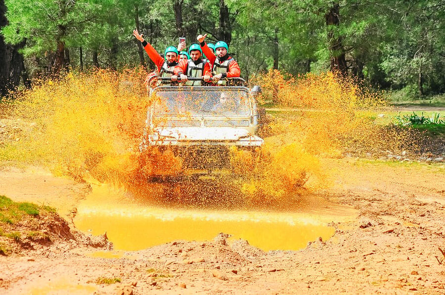 Antalya: Ziplining, Rafting, Jeep Tour & Quad Safari w/Lunch - The real cost is higher than $26