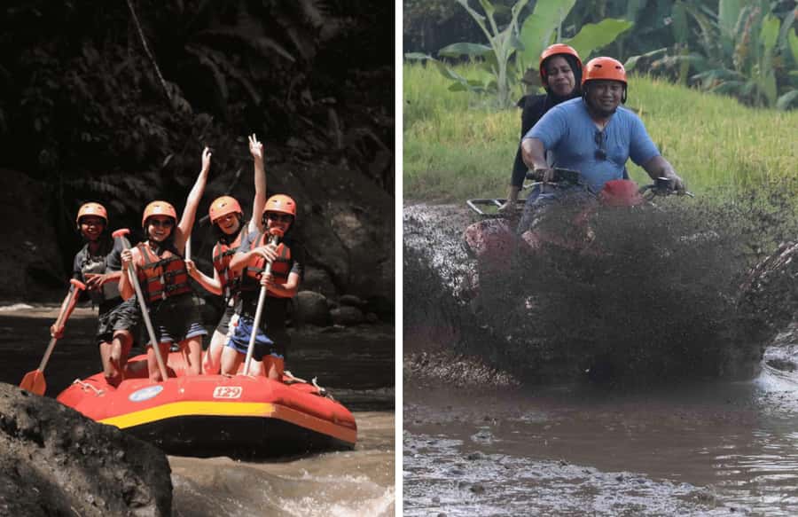Bali Adventure Combo: Rafting & Tandem ATV Experience - Getting ready for the rafting section