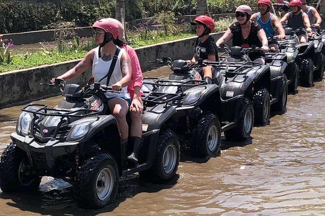 Bali ATV Quad Bike Through Tunnel, Waterfall, White Water Rafting - Guides and drivers can shape the whole day