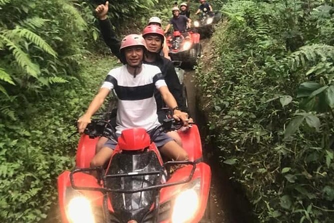 Bali ATV Quad Bike Through Tunnel, Waterfall, White Water Rafting - The Ayung River rafting section