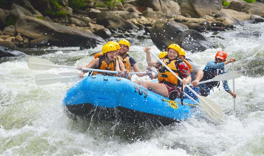 Bali: ATV Quad Bike & White Water Rafting Adventure - Rafting the Ayung River near Ubud