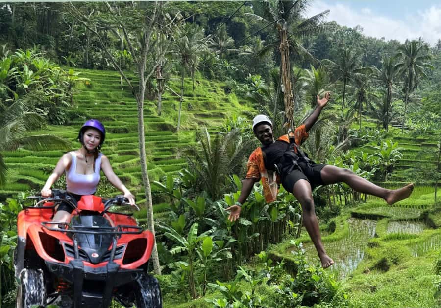 Bali: ATV Rafting Zipline Swing &Sky Bike in Ubud Rice Field - Key points to know before you go