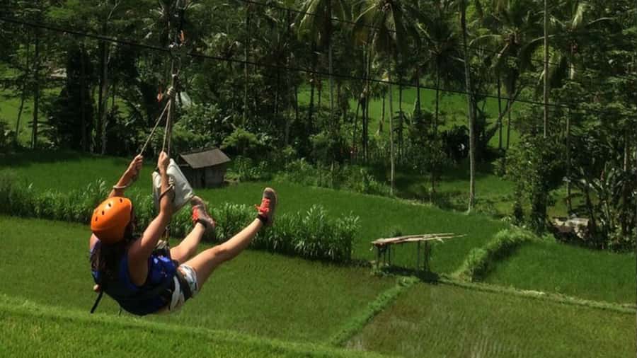 Bali Rafting: River Rafting with Zipline Down to the River - Telaga Waja’s fast water and 16-kilometer route