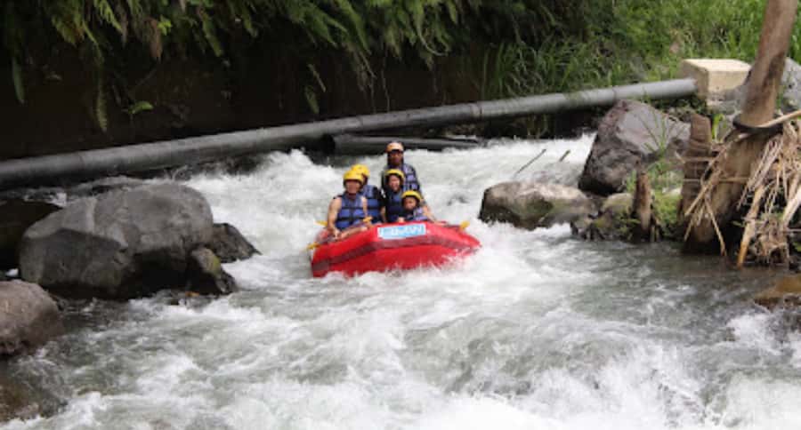 Bali Rafting: River Rafting with Zipline Down to the River - The briefing, equipment, and guide support