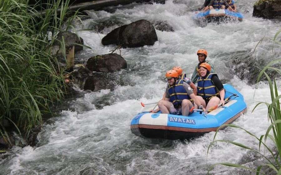 Bali: Telaga Waja White Water Rafting And ATV Quad Adventure - ATV riding through mud, rivers, and rice fields
