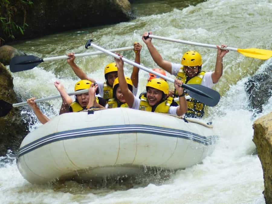 Bali: Telaga Waja White Water River Guided Rafting & Lunch - Lunch, showers and the practical finish