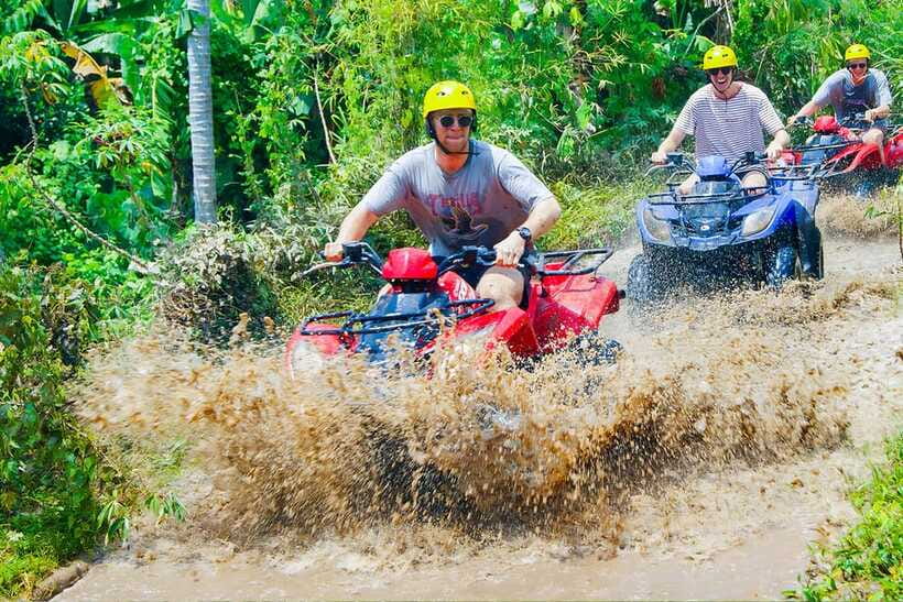 Bali-Ubud fun ATV Quad Bike Adventure & River Rafting - Lunch, lockers, and the practical value