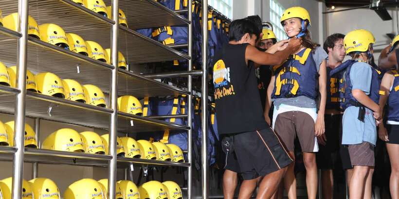 Bali: White Water Rafting and Jungle Buggies Adventure Tour - Reaching the northern Ayung River