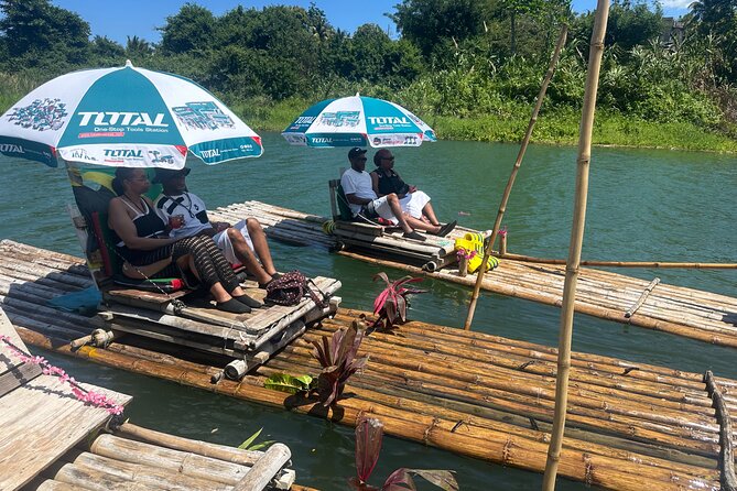 Bamboo rafting on the great river -Transportation only - How the guides shape the day