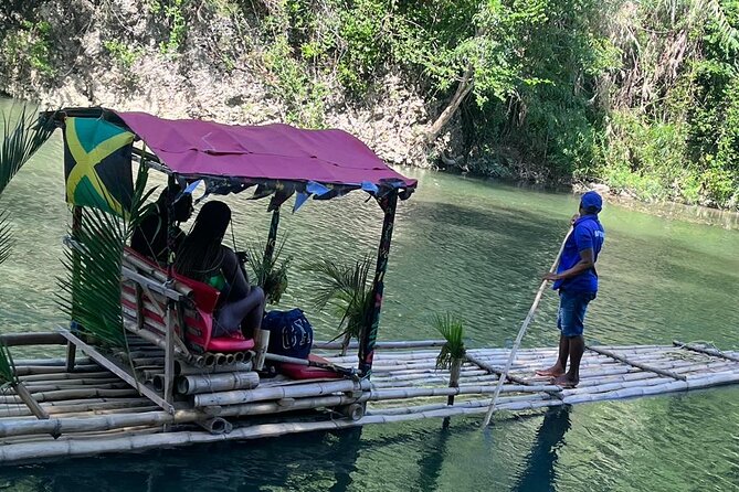 Bamboo River Rafting in Ocho Rios - Boarding the Bamboo Raft