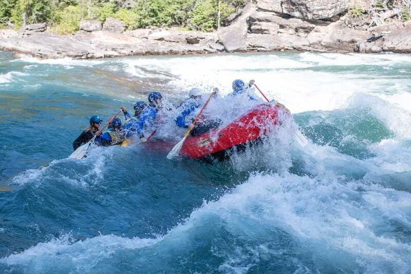 Banff: Horseshoe Canyon Whitewater Rafting Tour - Riding the Bow River rapids