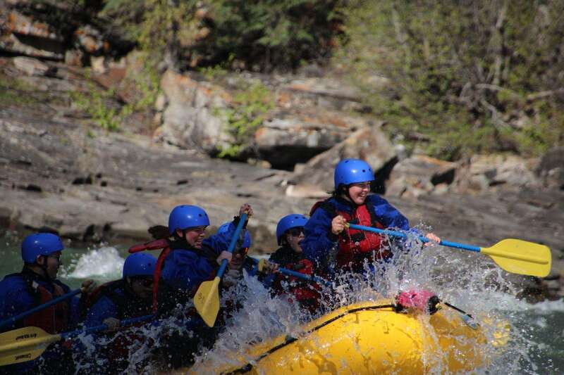 Banff: Morning Whitewater Rafting Tour in Horseshoe Canyon - The cliff jump halfway through the run
