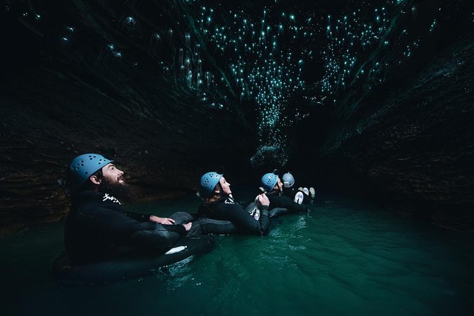 Black Water Rafting Experience Waitomo Caves Tour - Black Labyrinth: three hours of water and glowworms