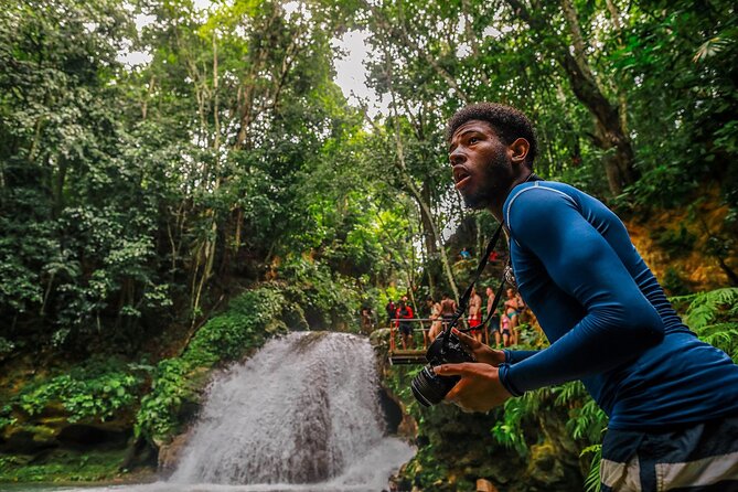 Blue Hole and River Rafting - The White River bamboo raft ride