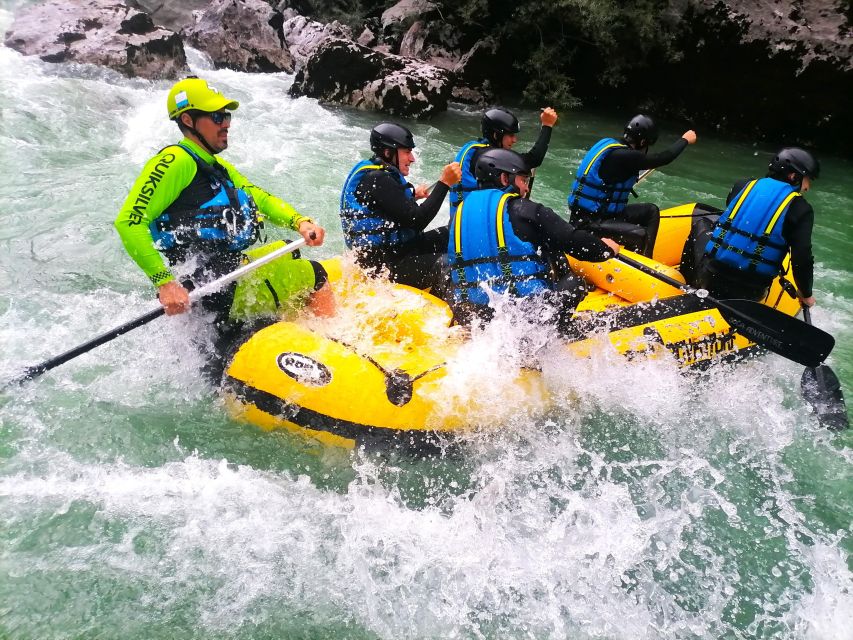 Bovec: Adventure Rafting on Emerald River Soča + FREE photos - The 1.5-hour run on the Soča
