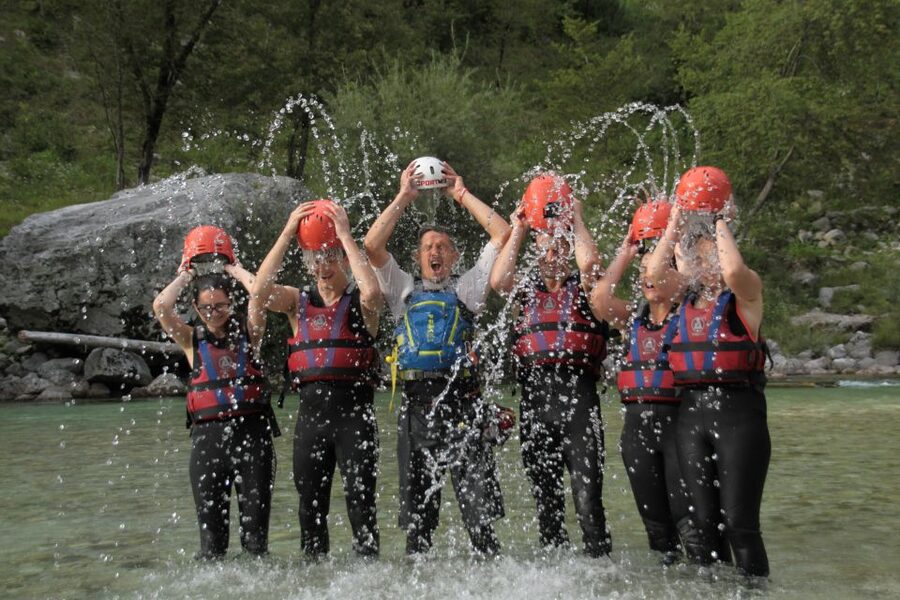 Bovec: Soča River Whitewater Rafting - What the scenery feels like from the raft