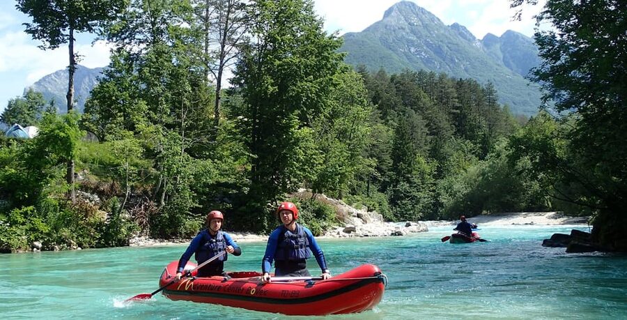 Bovec: Whitewater Canoeing on the Soča River - Safety briefing before the first rapid