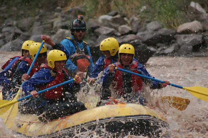 Cacheuta Hot Springs Park + Intermediate Rafting - A full day from Mendoza to the Potrerillos River