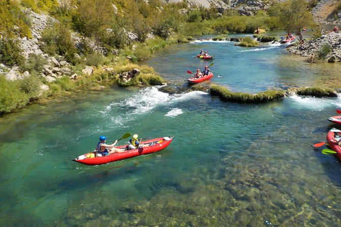 Canoe safari / rafting on river Zrmanja - The route is manageable, but not effortless