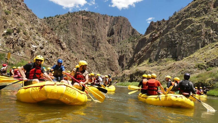 Cañon City: Royal Gorge Half-Day Whitewater Rafting - Entering the Royal Gorge from the River