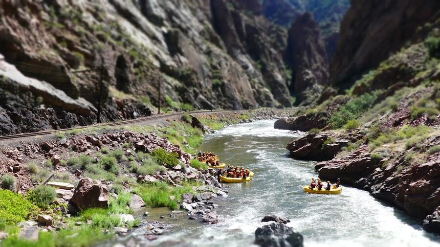 Cañon City: Royal Gorge Half-Day Whitewater Rafting - The Royal Gorge Bridge from Below