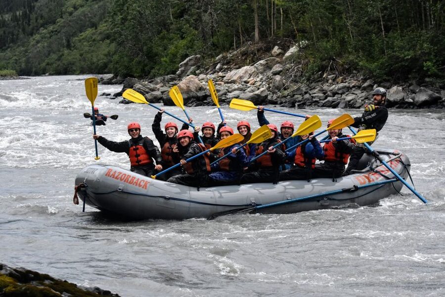 Canyon Run: Denali National Park Class IV Whitewater Rafting - A real whitewater run near Denali