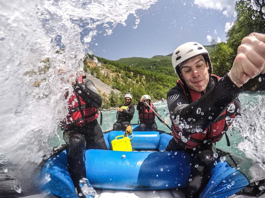 Cetina River Rafting Tour with Transfer from Split - Getting ready in Omiš with supplied equipment
