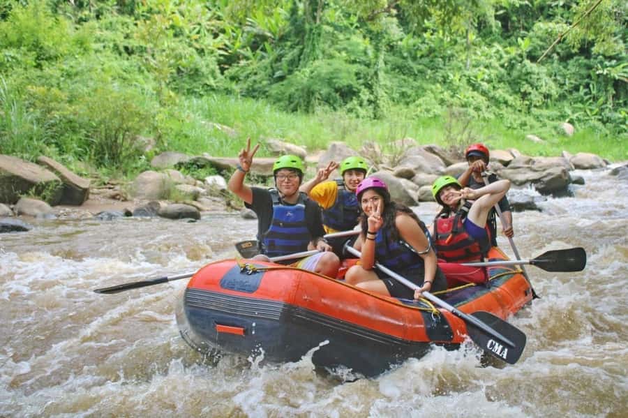 Chiang Mai: ATV, White Water Raft, & Sticky Waterfall Tour - Sticky Waterfall comes first