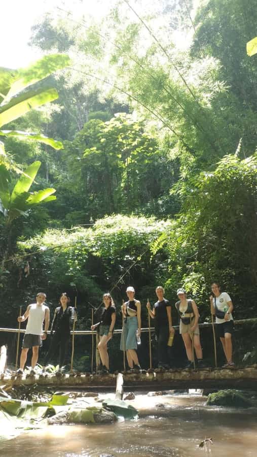 Chiang Mai ATV & White Water Rafting & Trekking to Waterfall - A two-hour trek to the waterfall