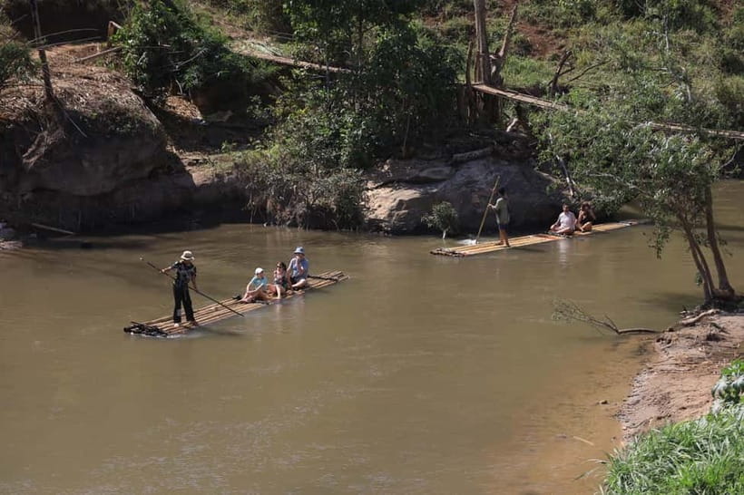 Chiang Mai: Elephant Sanctuary Bamboo Raft & Padthai Cooking - A second look at the elephants before heading home